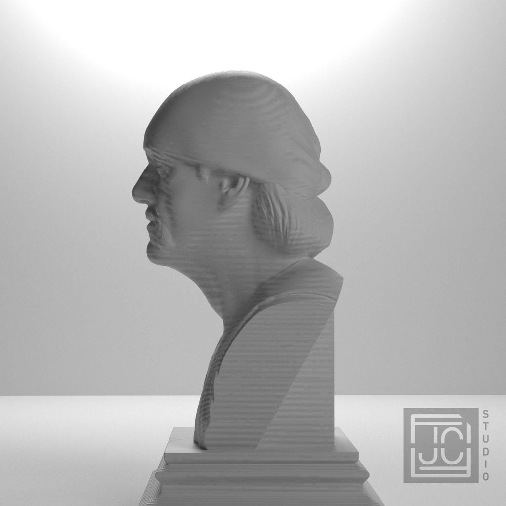 Hulk Hogan 3D Printed Collectible Bust
