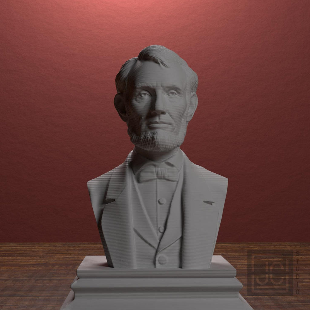 Abraham Lincoln 3D Printed Collectible Bust