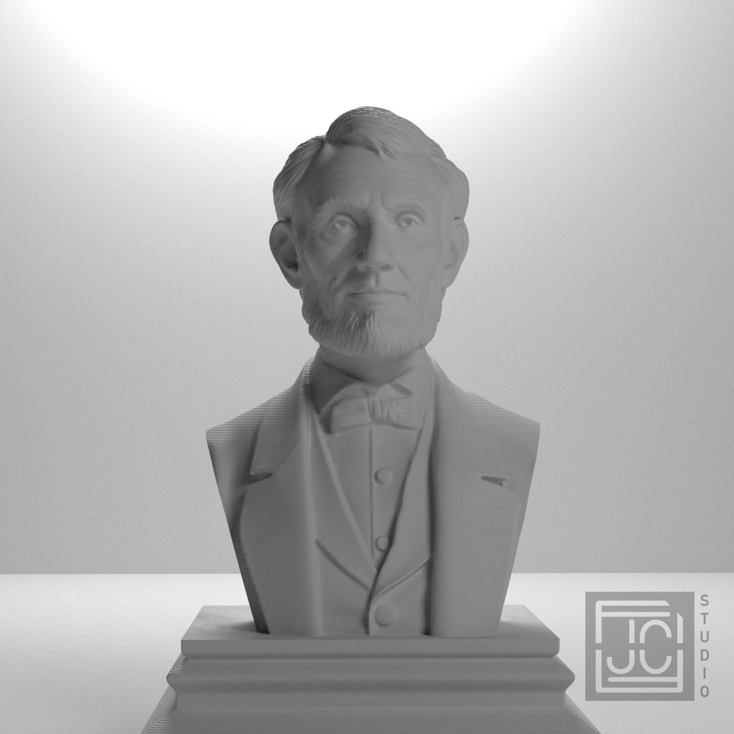 Abraham Lincoln 3D Printed Collectible Bust