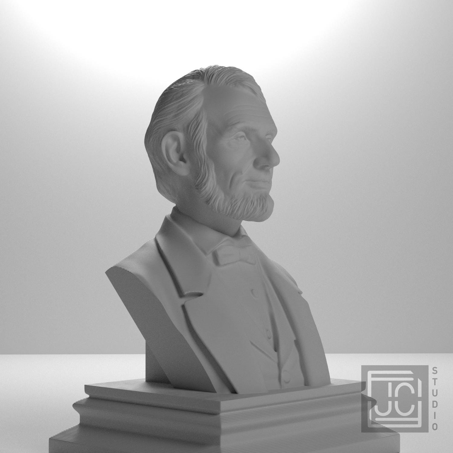 Abraham Lincoln 3D Printed Collectible Bust