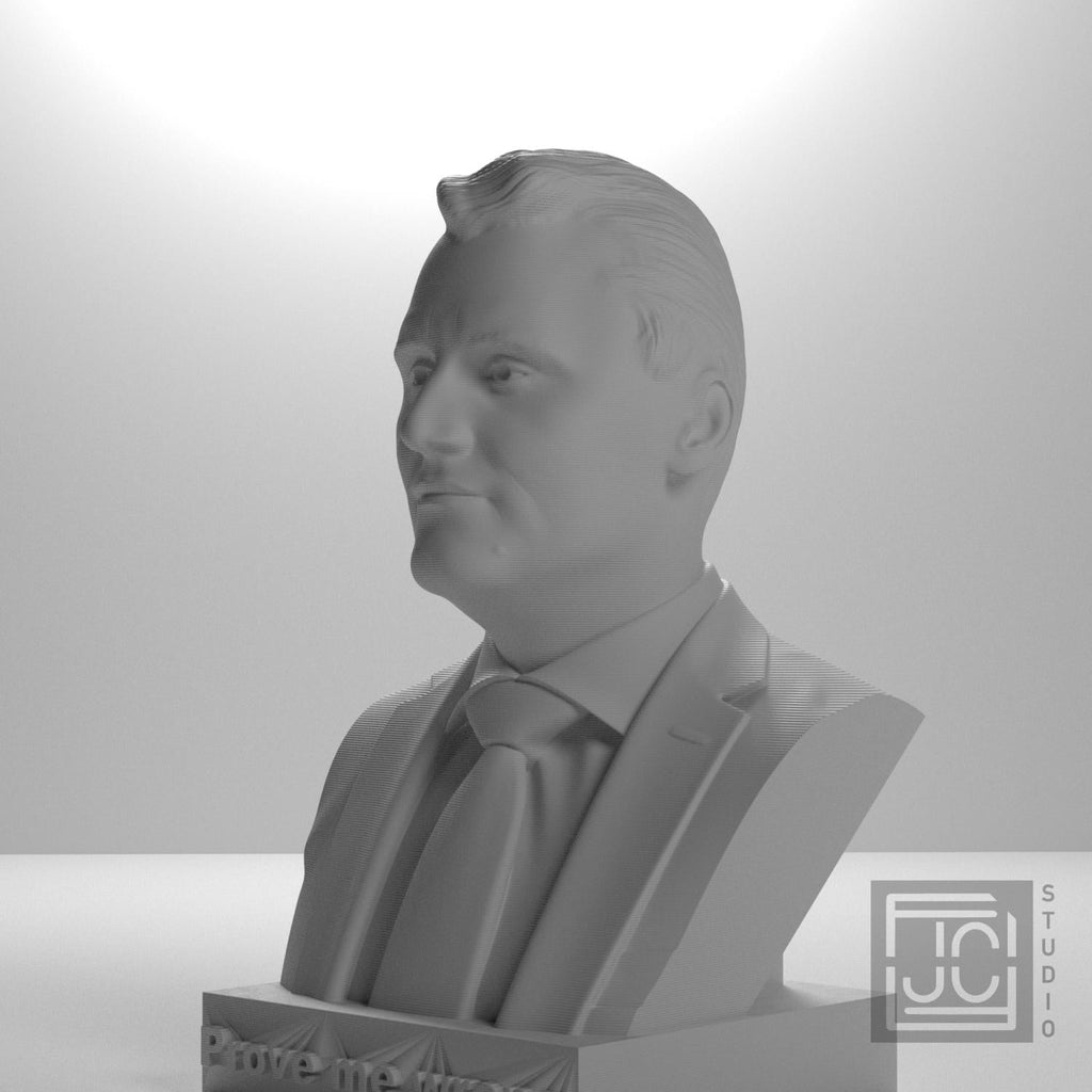 Charlie Kirk 3D Printed Collectible Bust