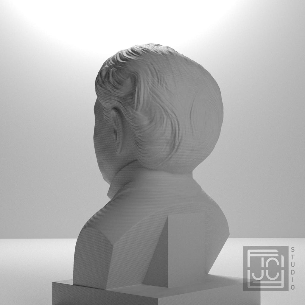 Thomas Edison 3D Printed Collectible Bust