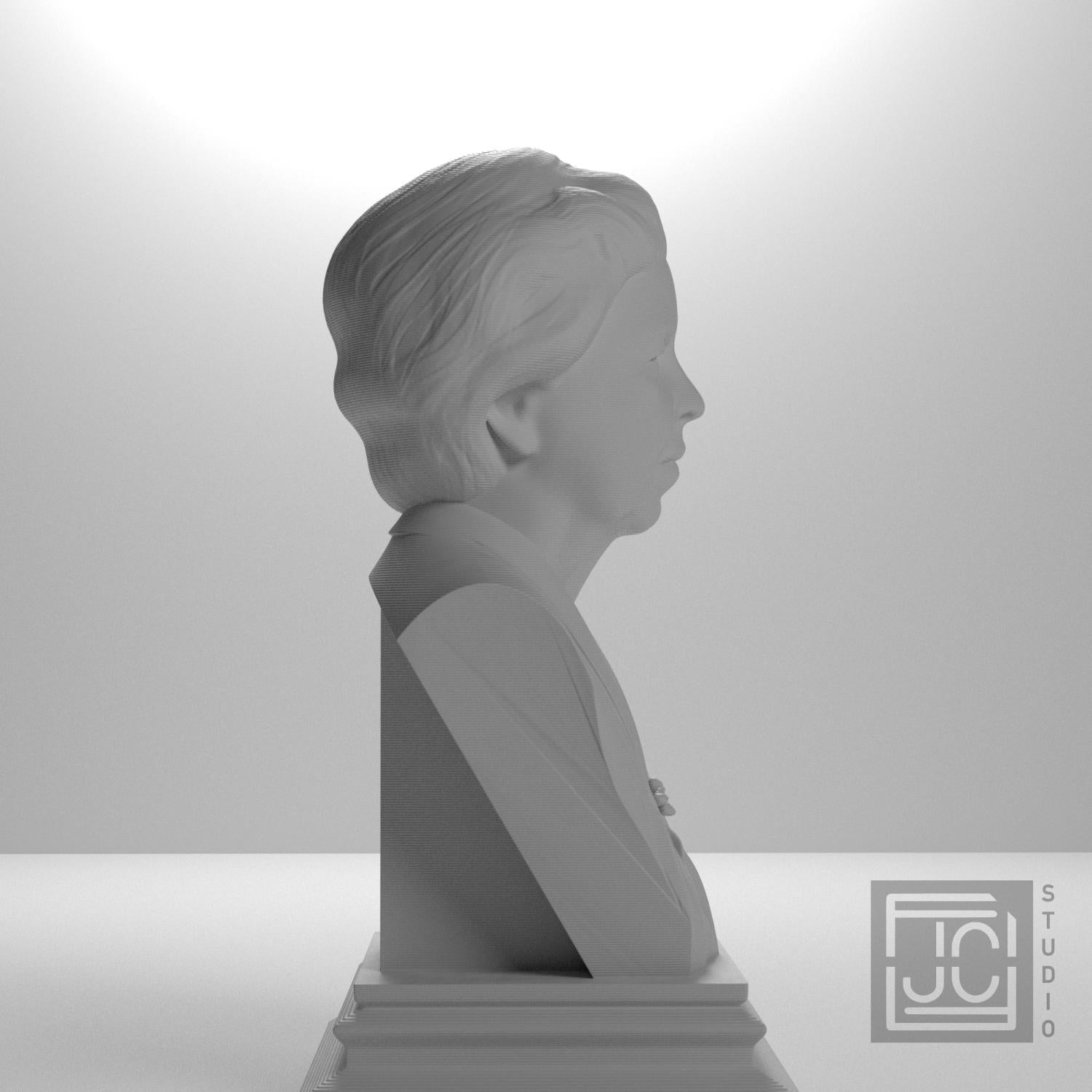 Eleanor Roosevelt 3D Printed Collectible Bust