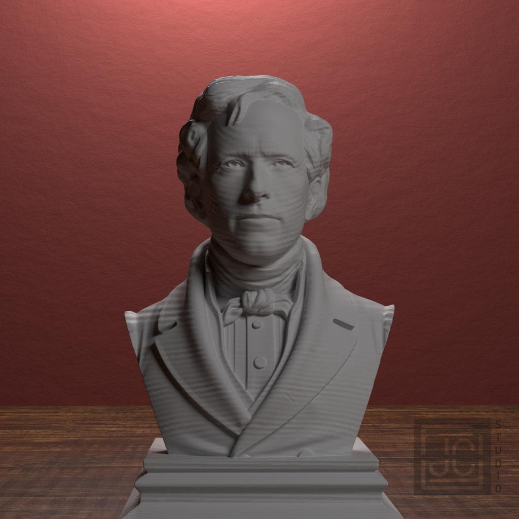 Franklin Pierce 3D Printed Collectible Bust