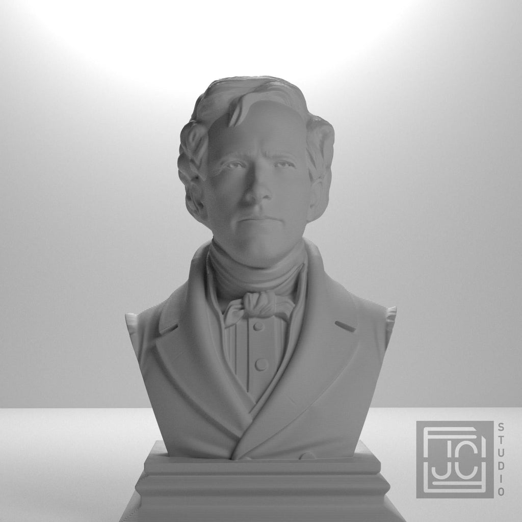 Franklin Pierce 3D Printed Collectible Bust