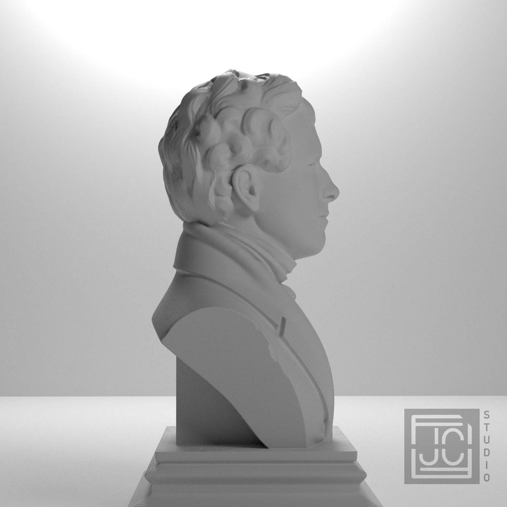 Franklin Pierce 3D Printed Collectible Bust