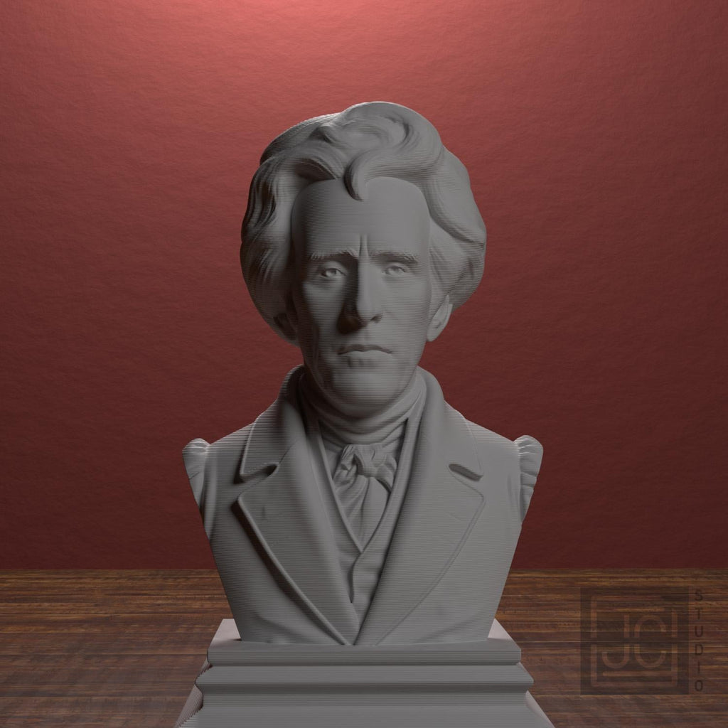 Andrew Jackson 3D Printed Collectible Bust