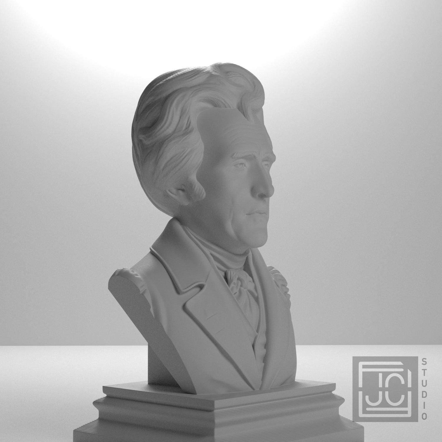Andrew Jackson 3D Printed Collectible Bust