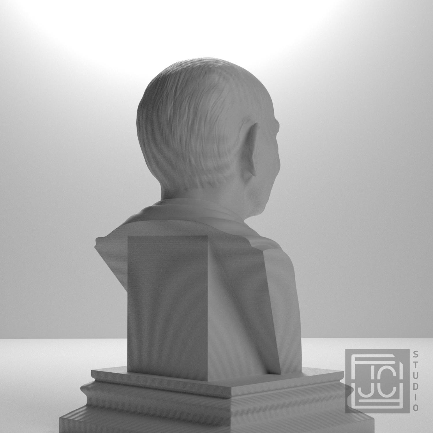 Mahatma Gandhi 3D Printed Collectible Bust