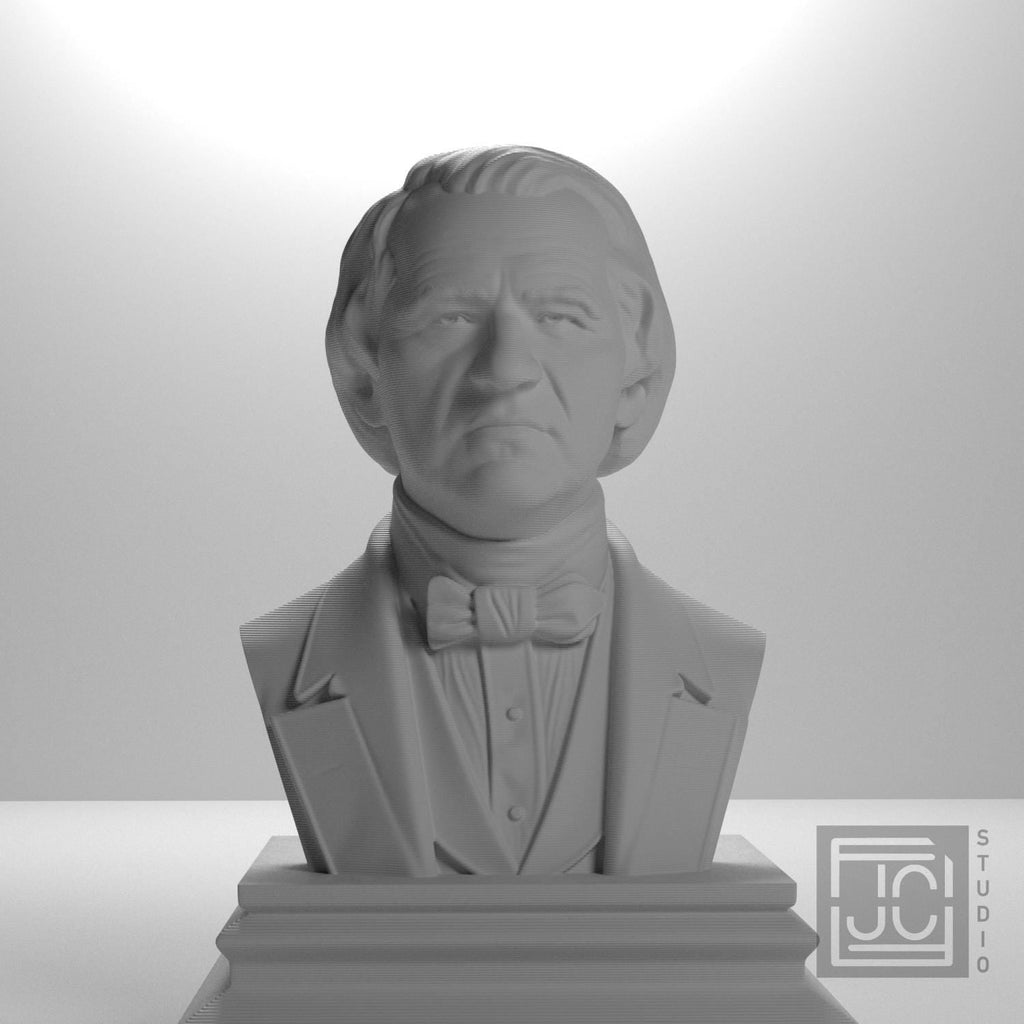 Andrew Johnson 3D Printed Collectible Bust