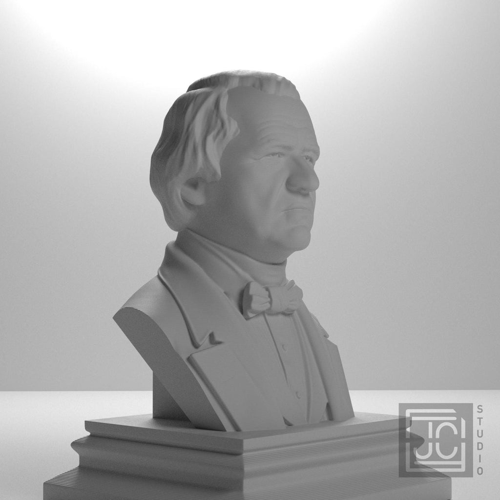 Andrew Johnson 3D Printed Collectible Bust