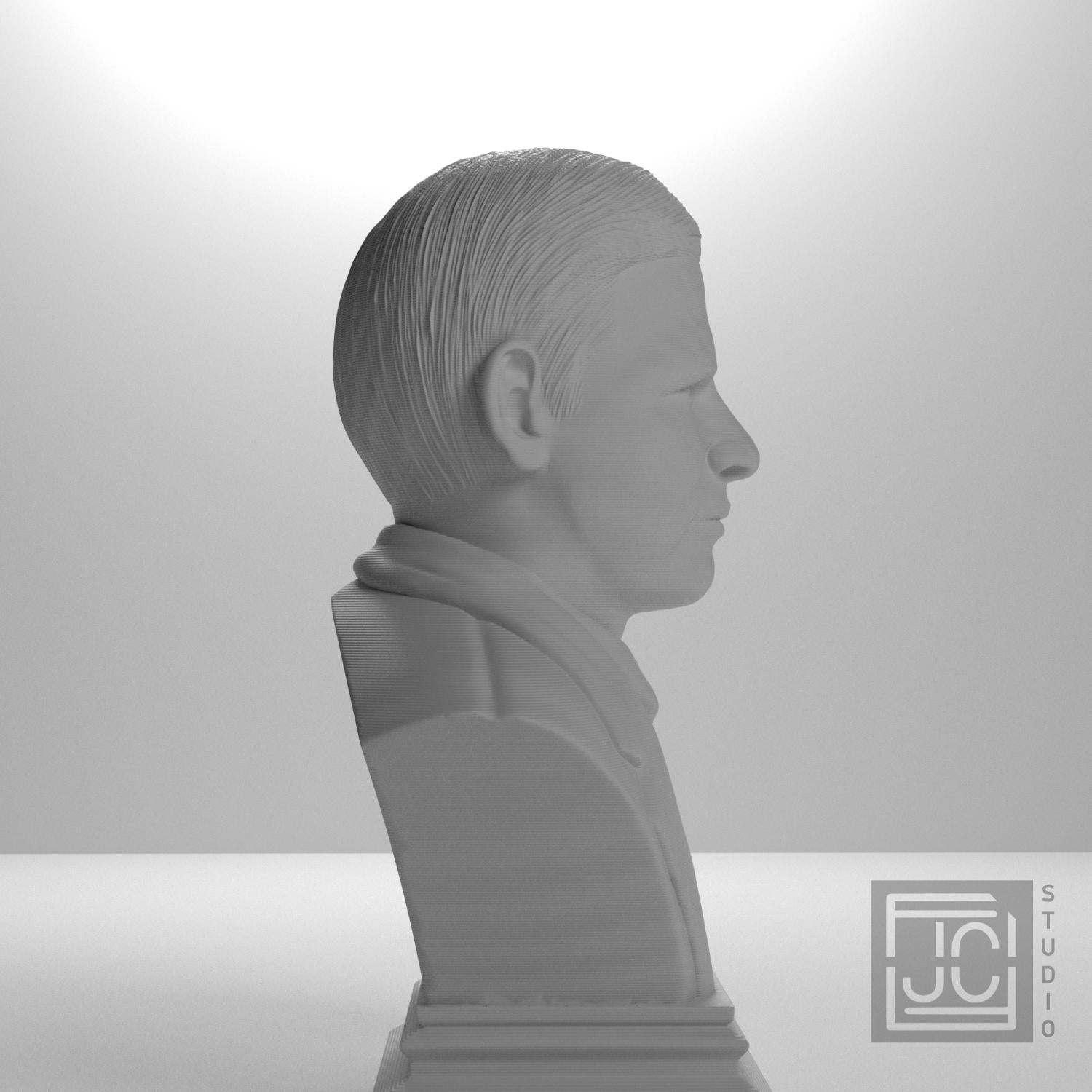 Dietrich Bonhoeffer 3D Printed Collectible Bust