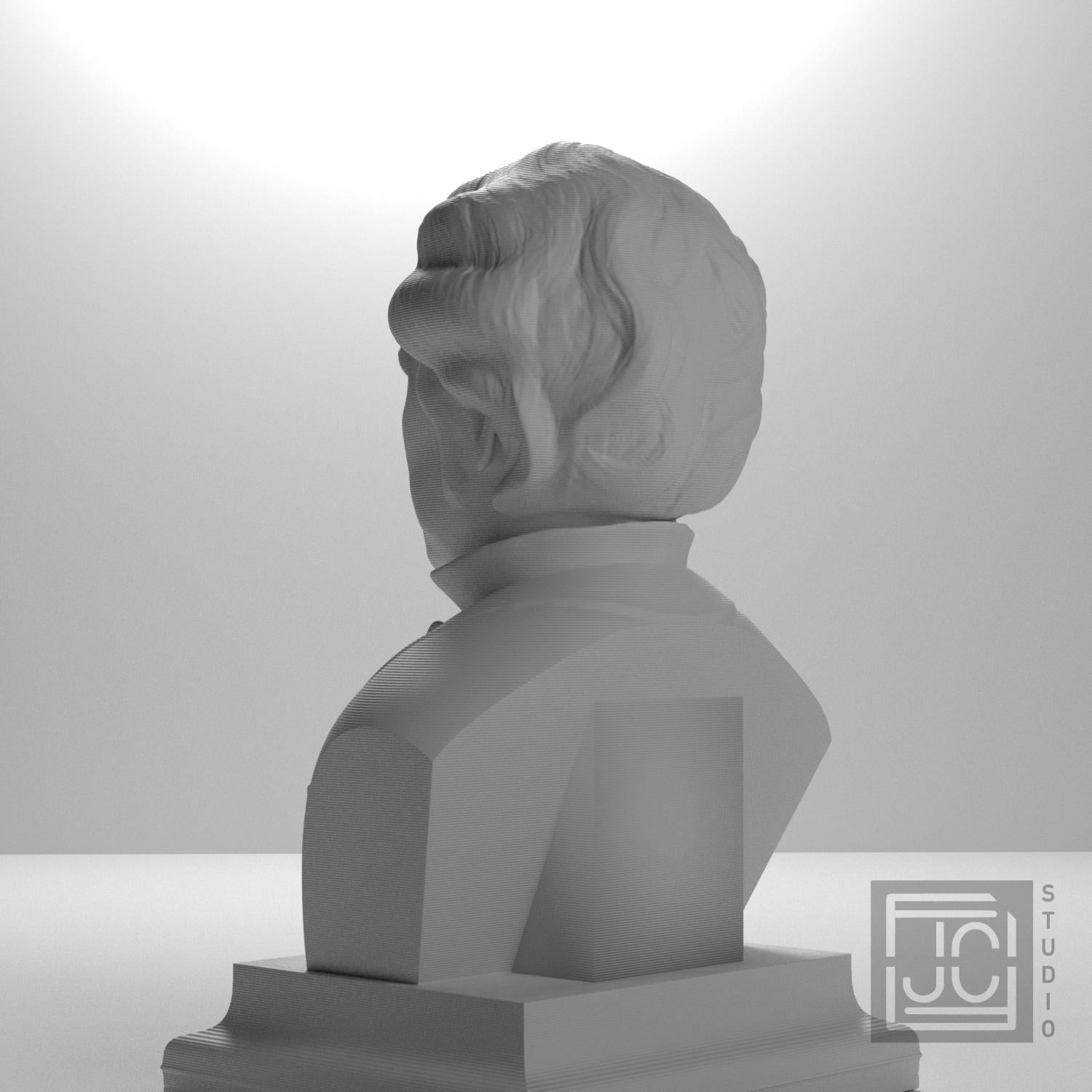 Michael Faraday 3D Printed Collectible Bust