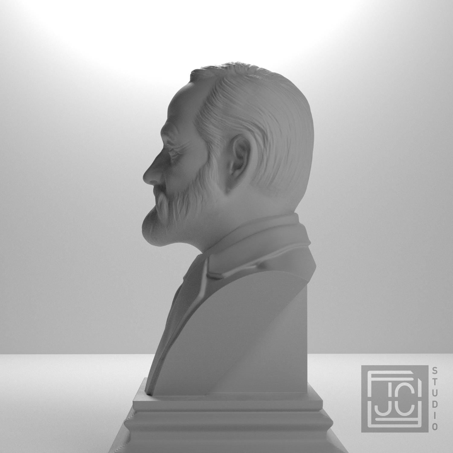 Benjamin Harrison 3D Printed Collectible Bust