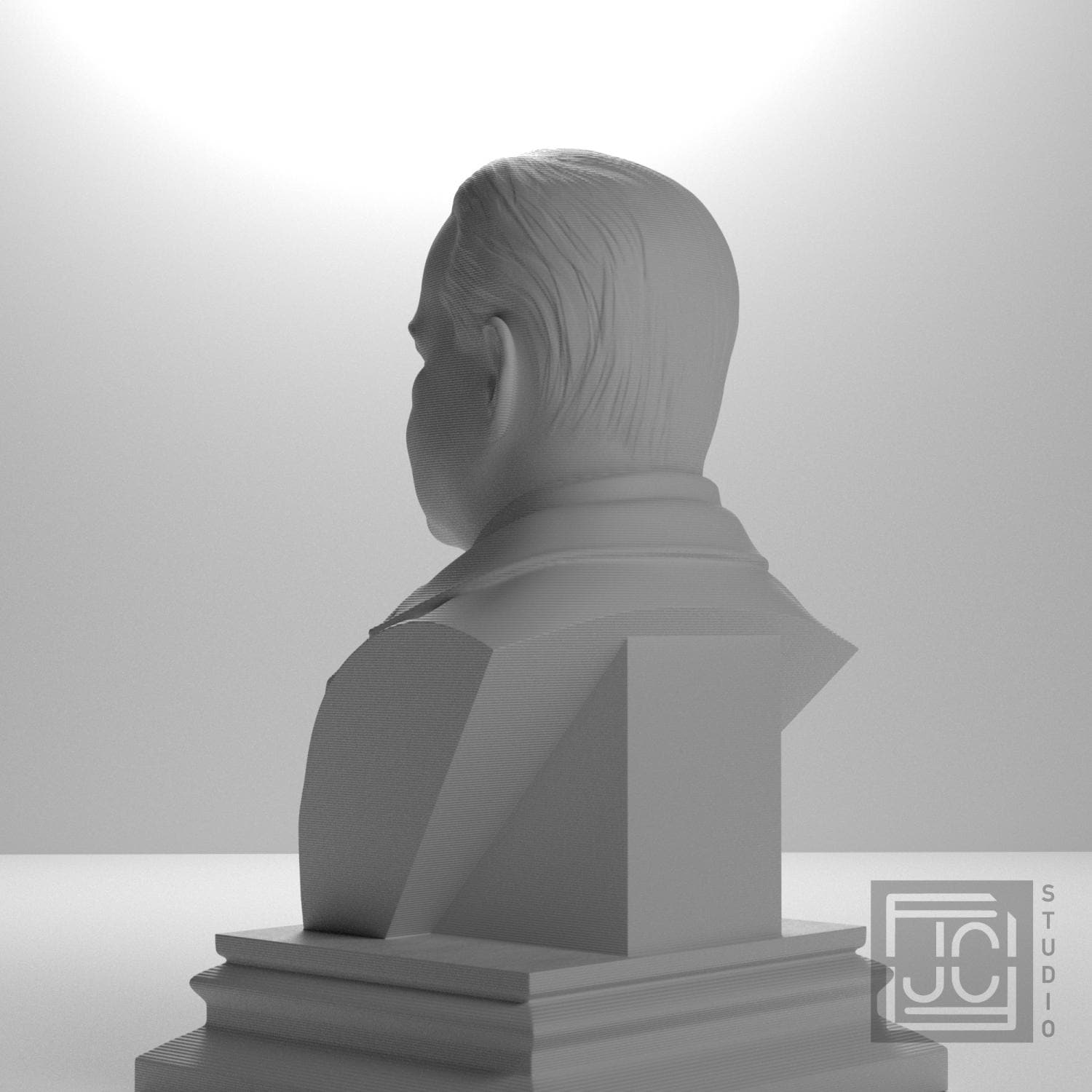 Herbert Hoover 3D Printed Collectible Bust