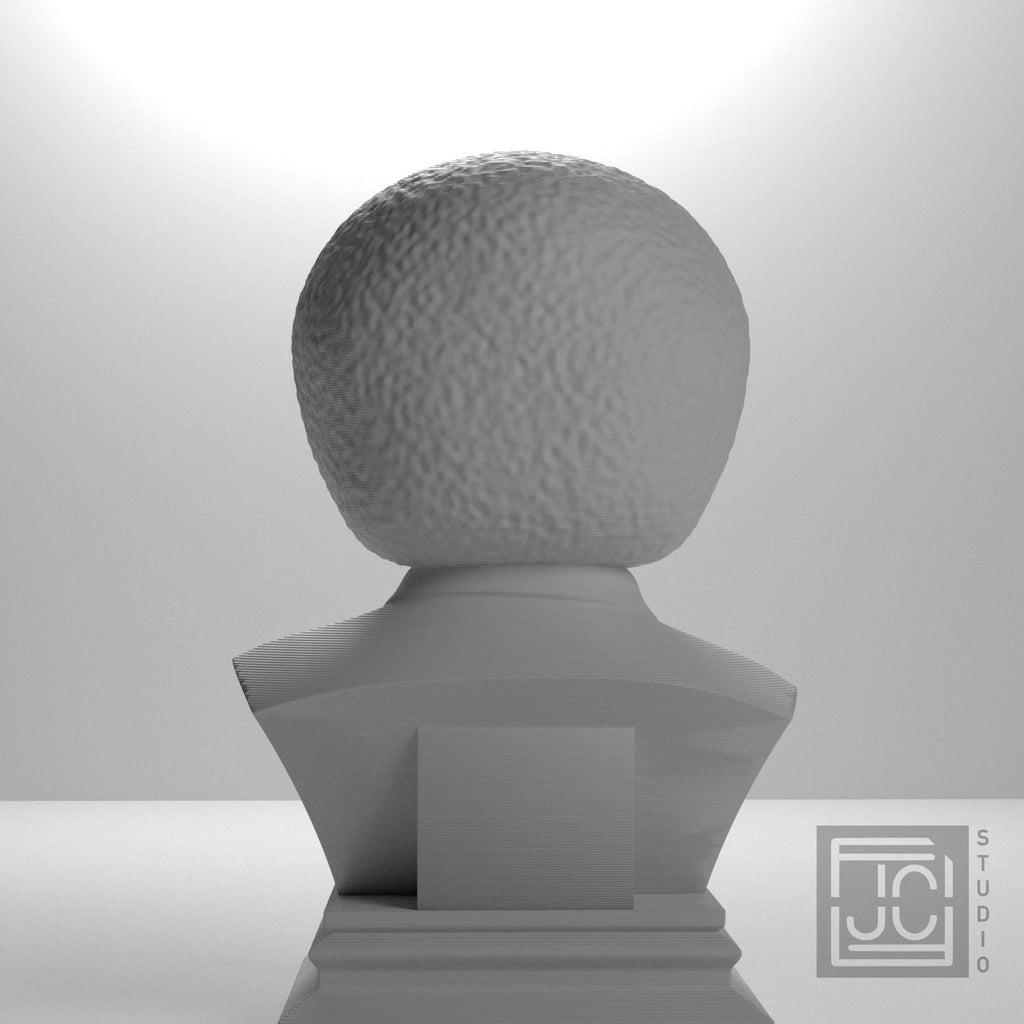 Bob Ross 3D Printed Collectible Bust
