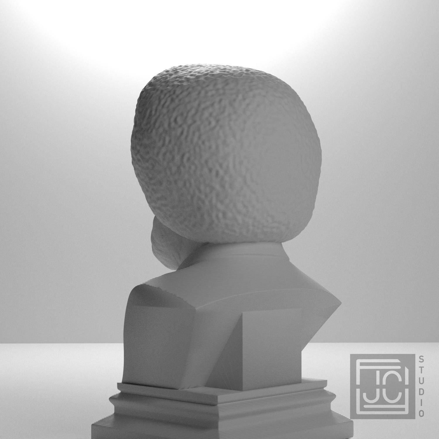 Bob Ross 3D Printed Collectible Bust