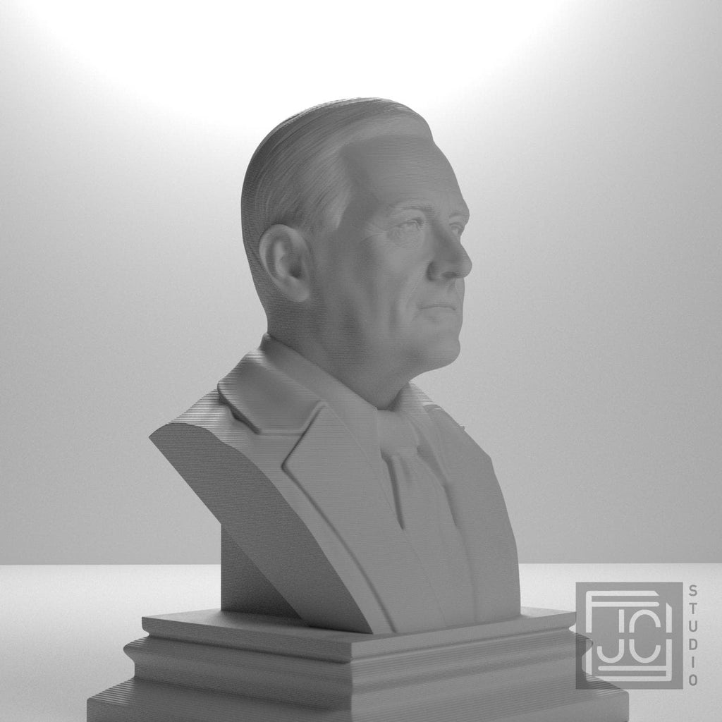 Franklin D. Roosevelt 3D Printed Collectible Bust