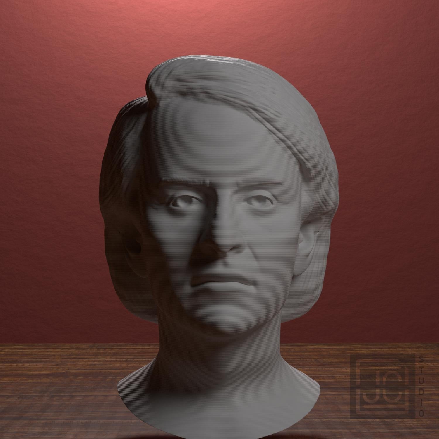 Carl Sagan 3D Printed Collectible Bust