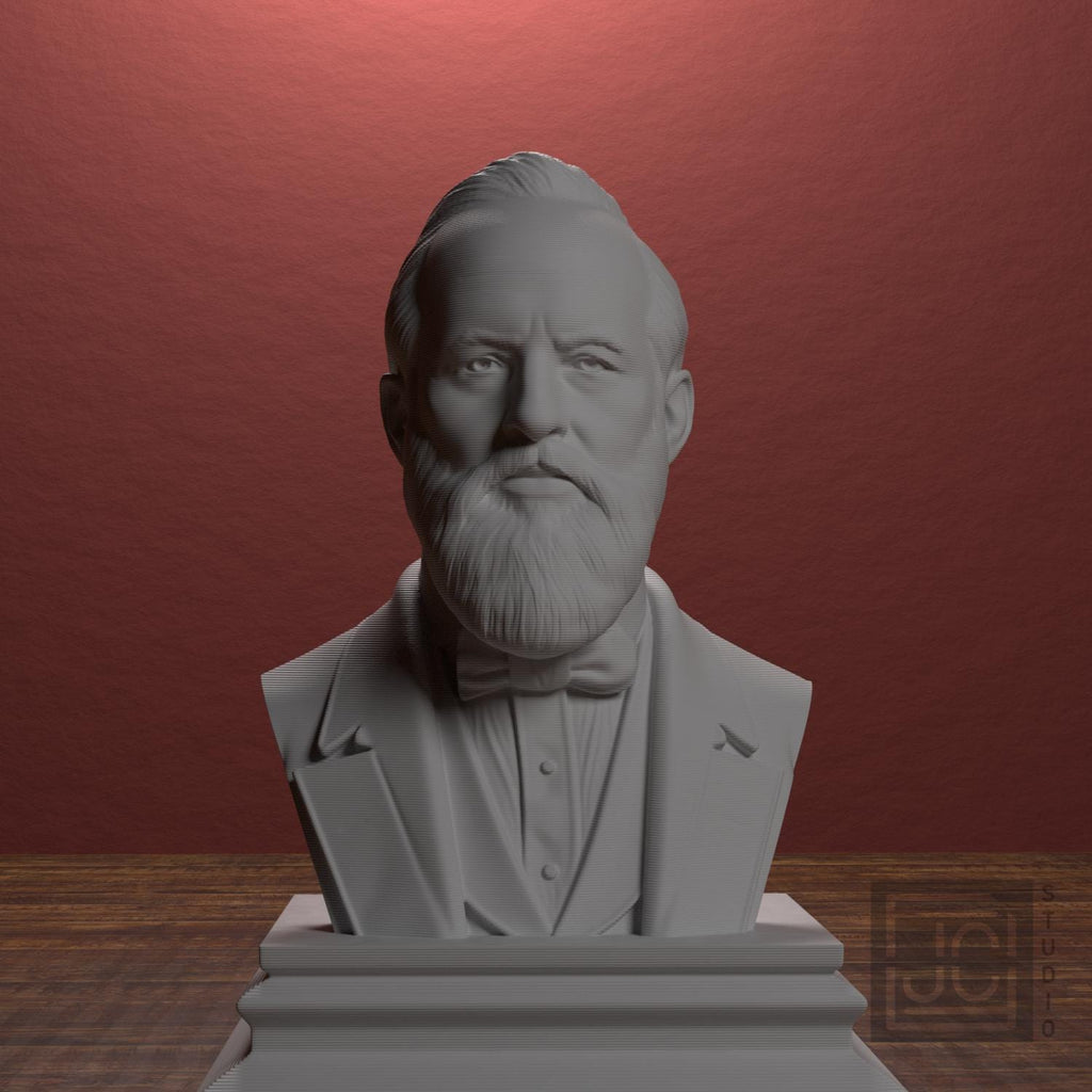 James A. Garfield 3D Printed Collectible Bust