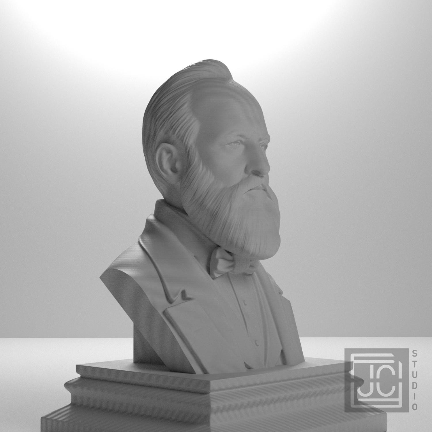 James A. Garfield 3D Printed Collectible Bust
