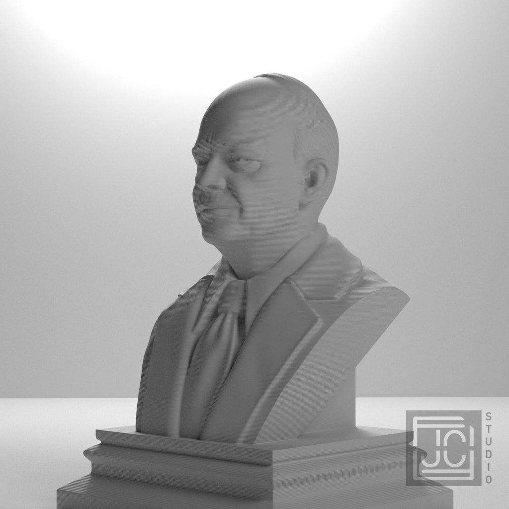 Dwight D. Eisenhower 3D Printed Collectible Bust