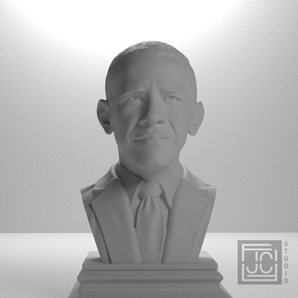 Barack Obama 3D Printed Collectible Bust