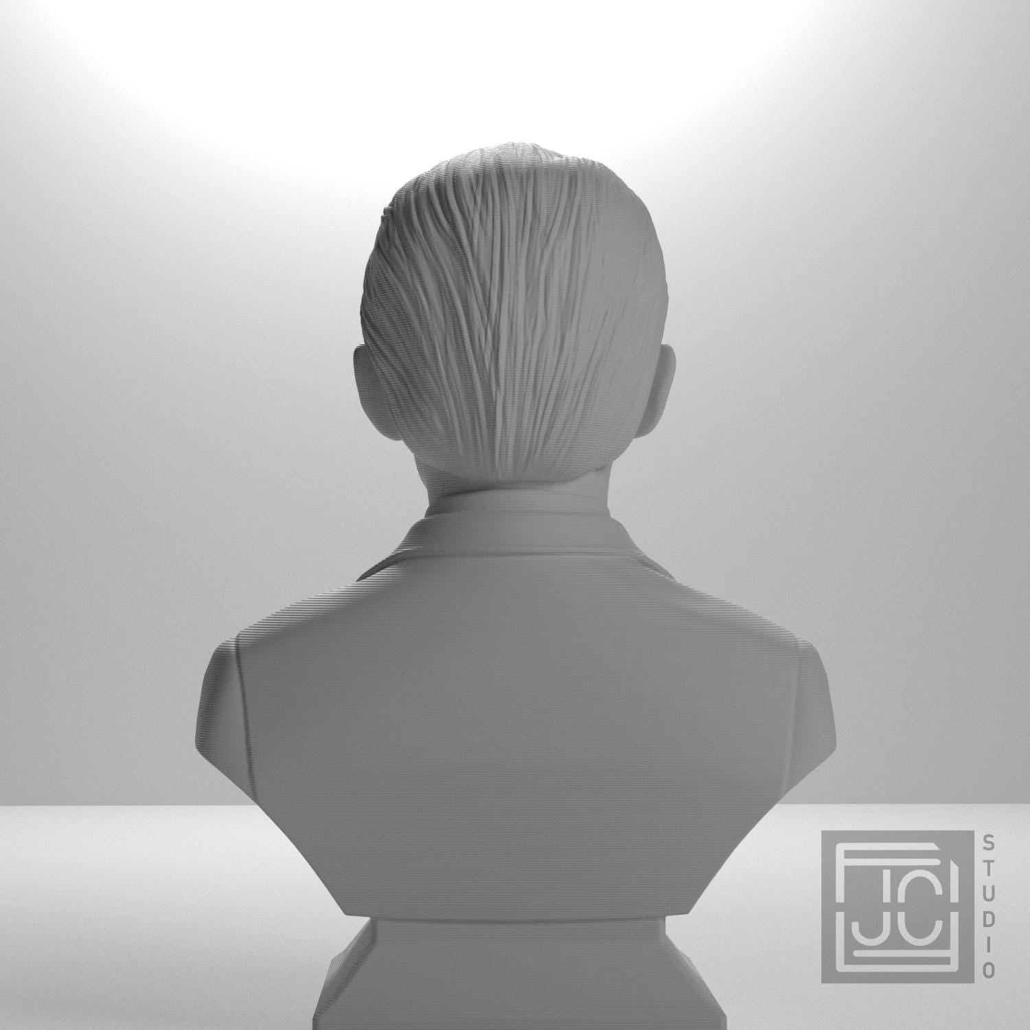 Franz Kafka 3D Printed Collectible Bust