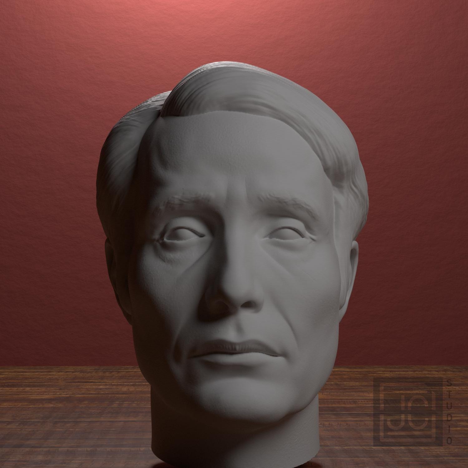 Mads Mikkelsen 3D Printed Collectible Bust