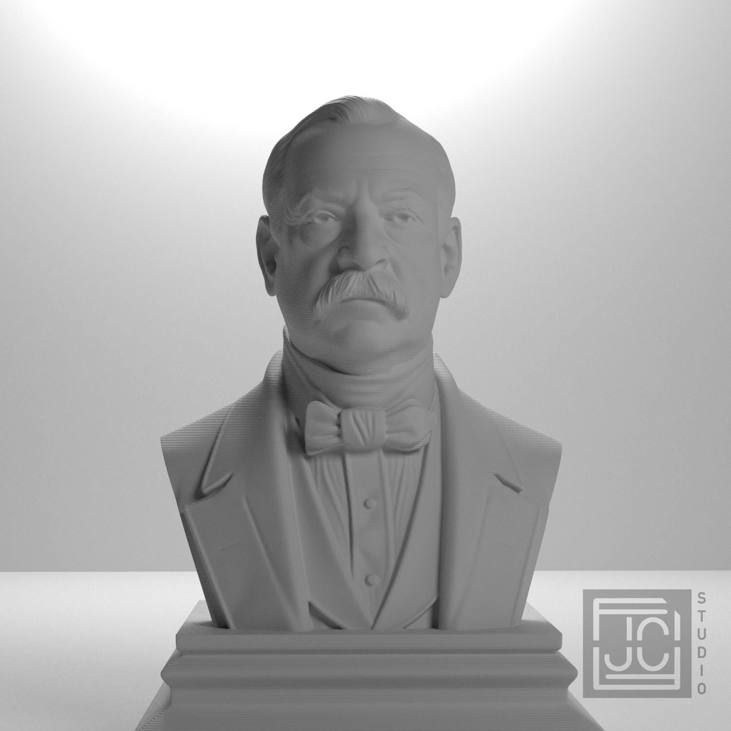 Grover Cleveland 3D Printed Collectible Bust