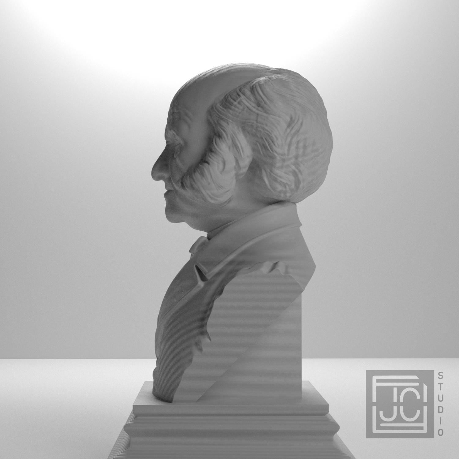 Martin Van Buren 3D Printed Collectible Bust
