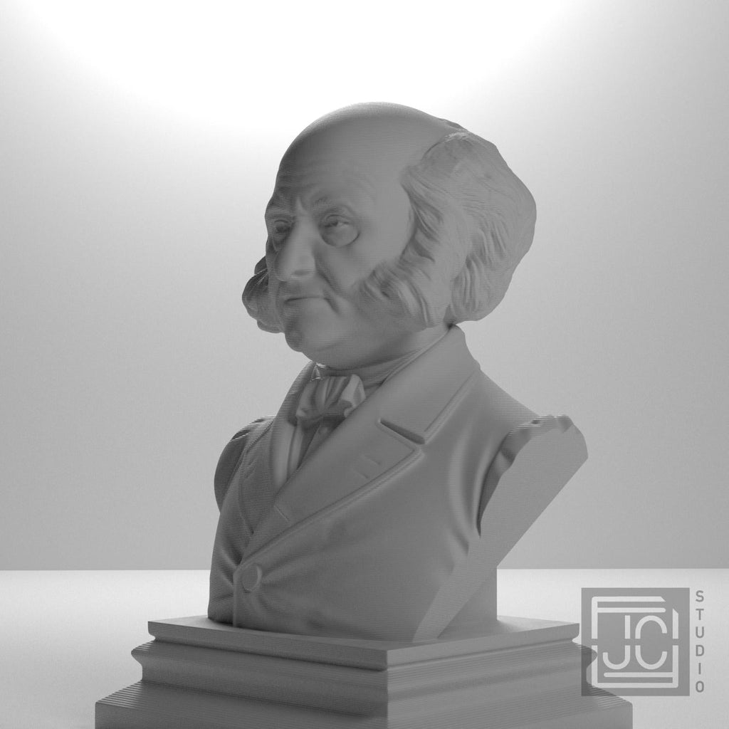 Martin Van Buren 3D Printed Collectible Bust