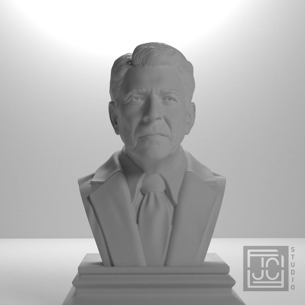 Ronald Reagan 3D Printed Collectible Bust