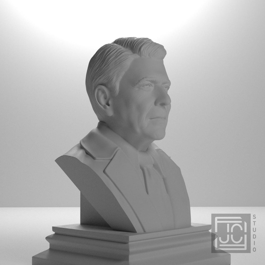 Ronald Reagan 3D Printed Collectible Bust