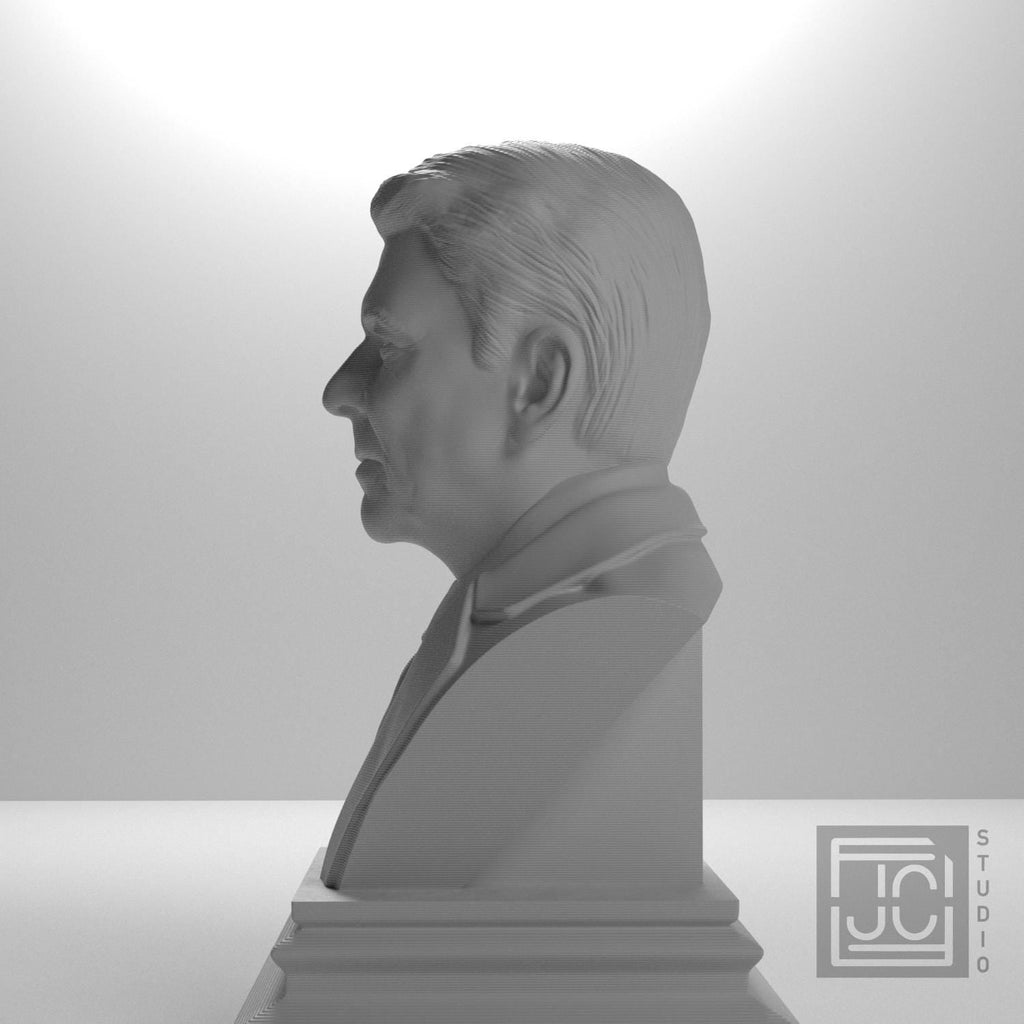 Ronald Reagan 3D Printed Collectible Bust