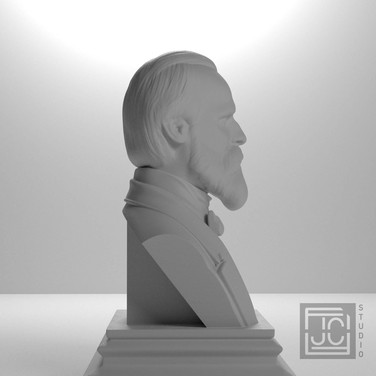 Rutherford B. Hayes 3D Printed Collectible Bust