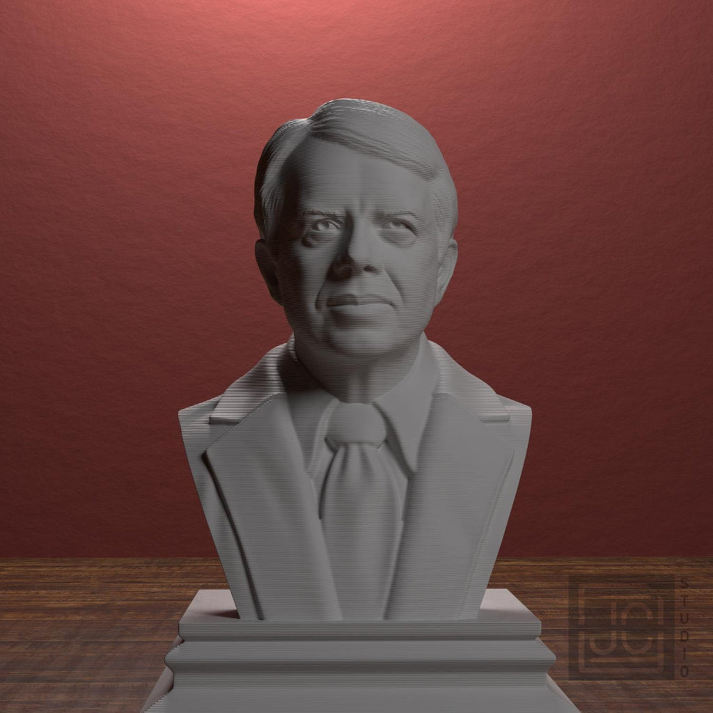 Jimmy Carter 3D Printed Collectible Bust