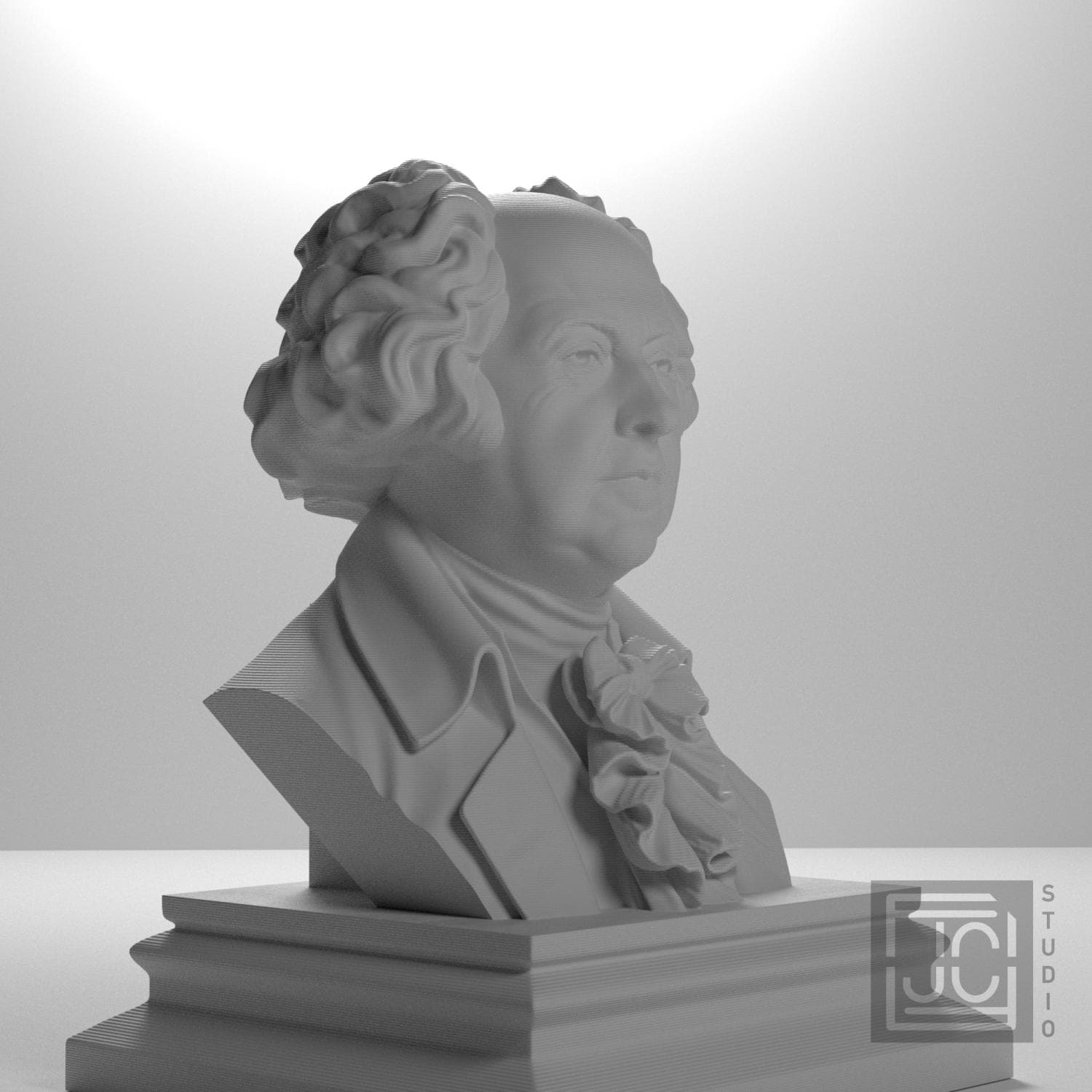 John Adams 3D Printed Collectible Bust