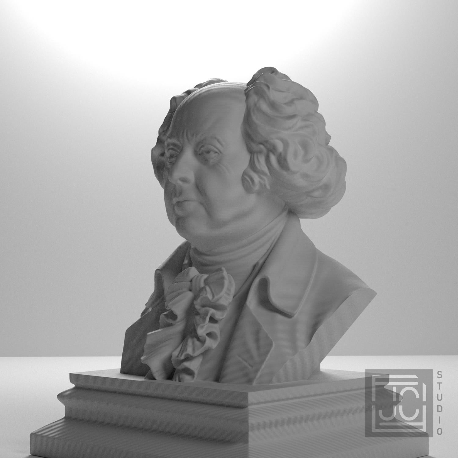 John Adams 3D Printed Collectible Bust