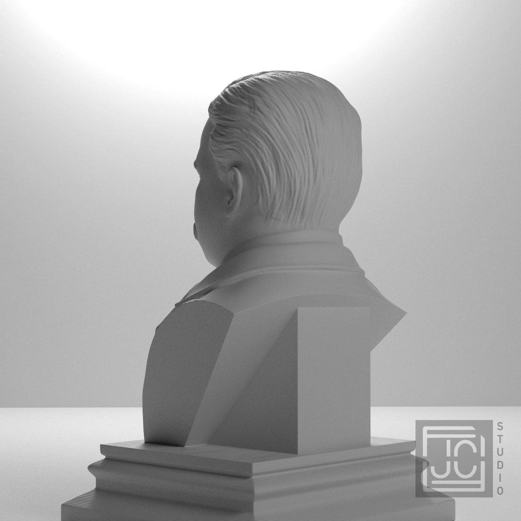 Theodore Roosevelt 3D Printed Collectible Bust