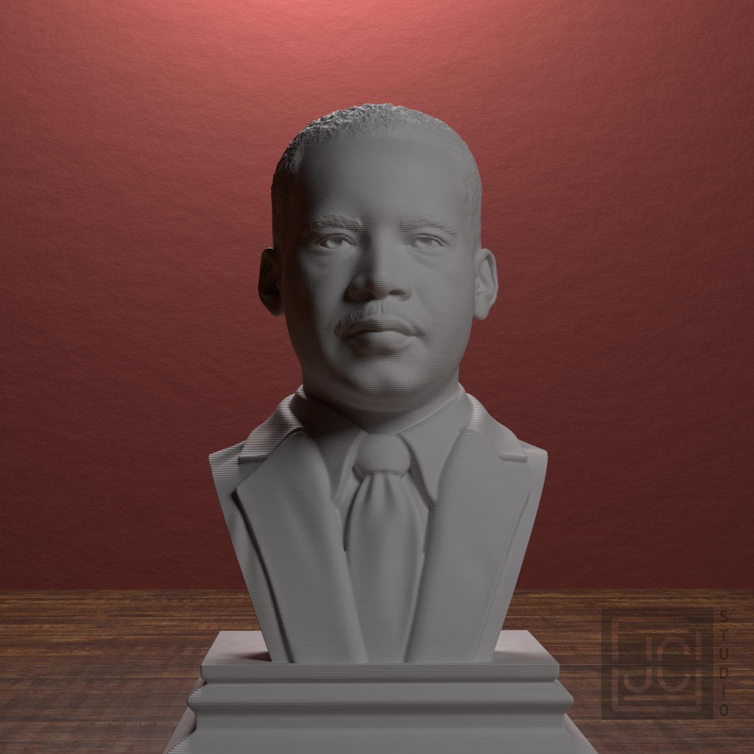 Martin Luther King Jr. 3D Printed Collectible Bust