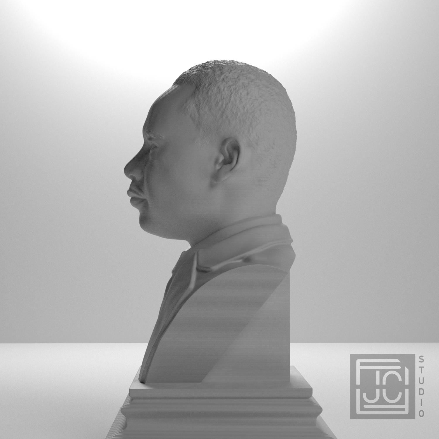 Martin Luther King Jr. 3D Printed Collectible Bust