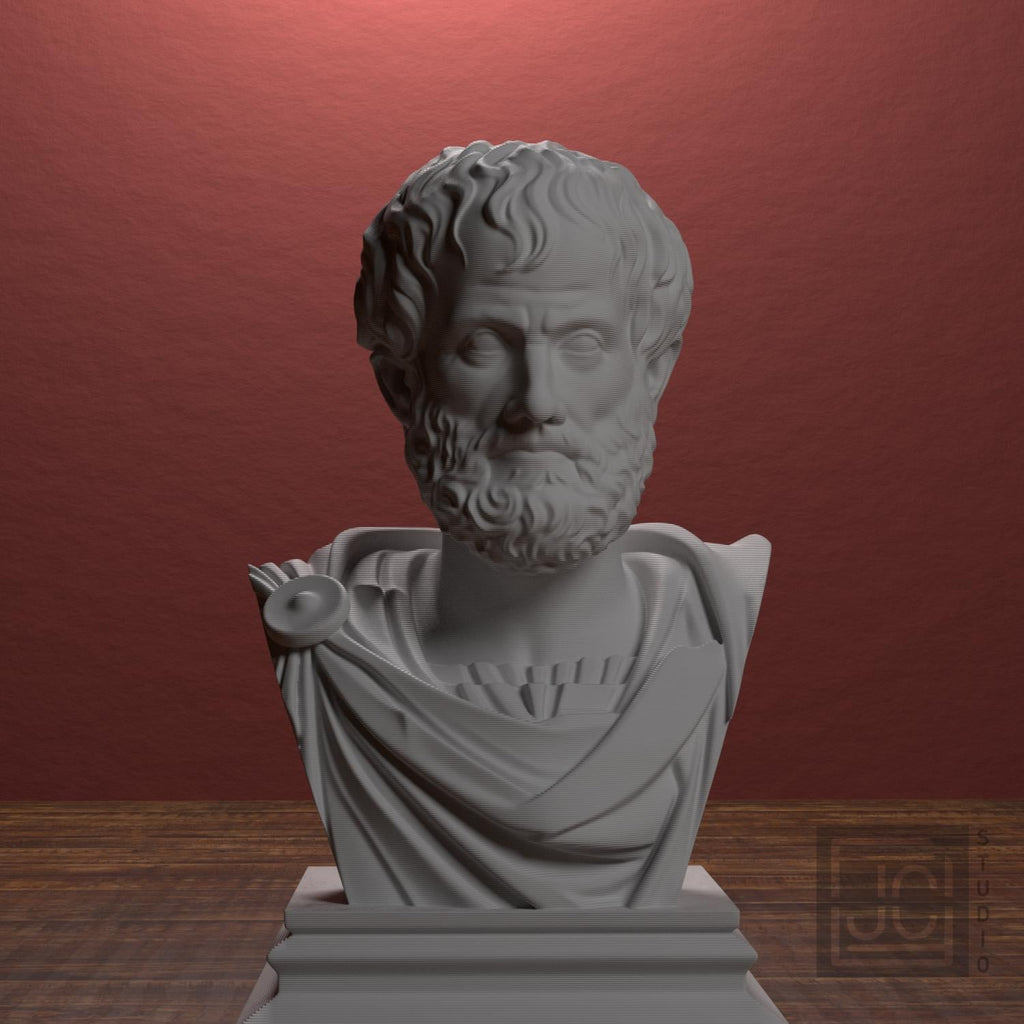 Aristotle 3D Printed Collectible Bust