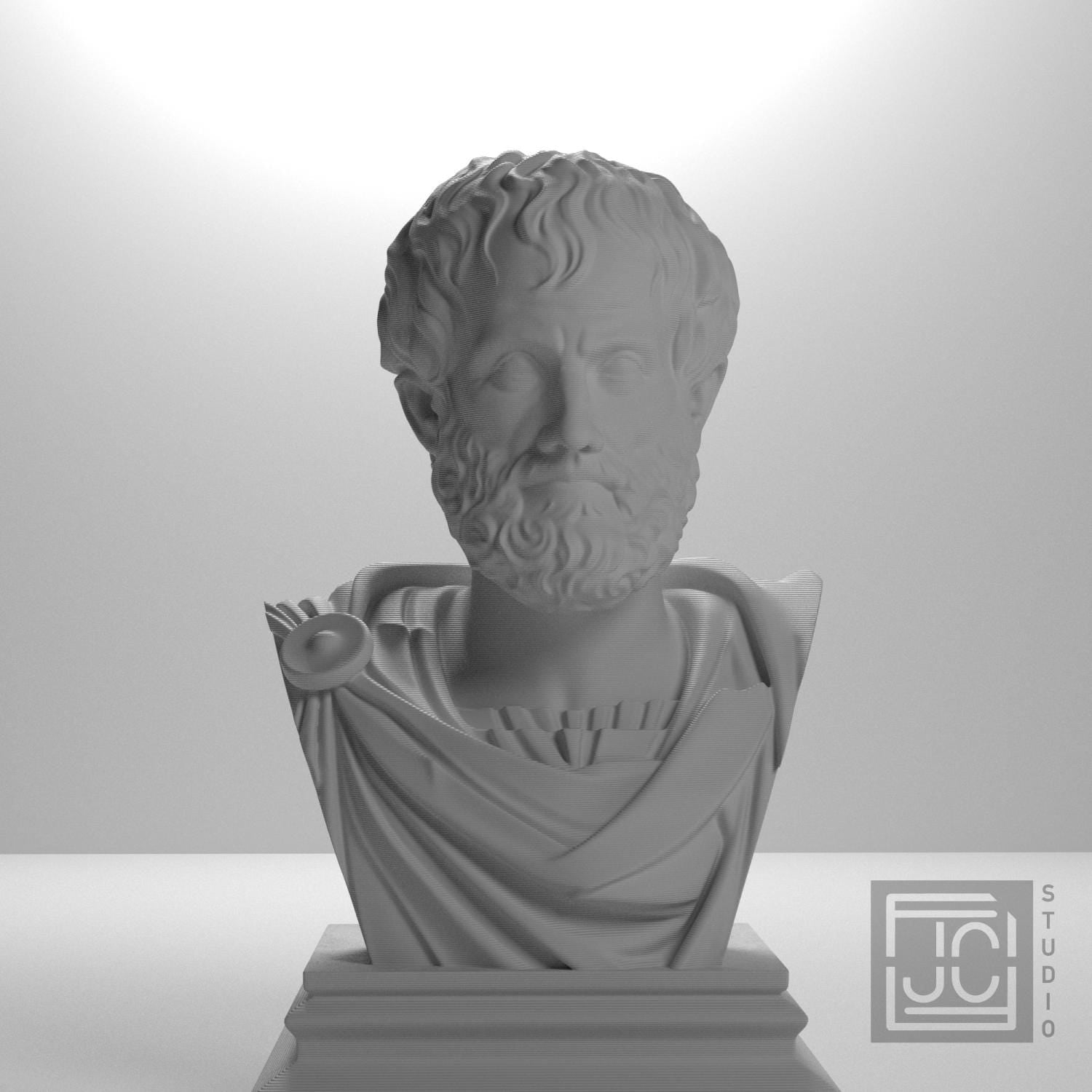 Aristotle 3D Printed Collectible Bust