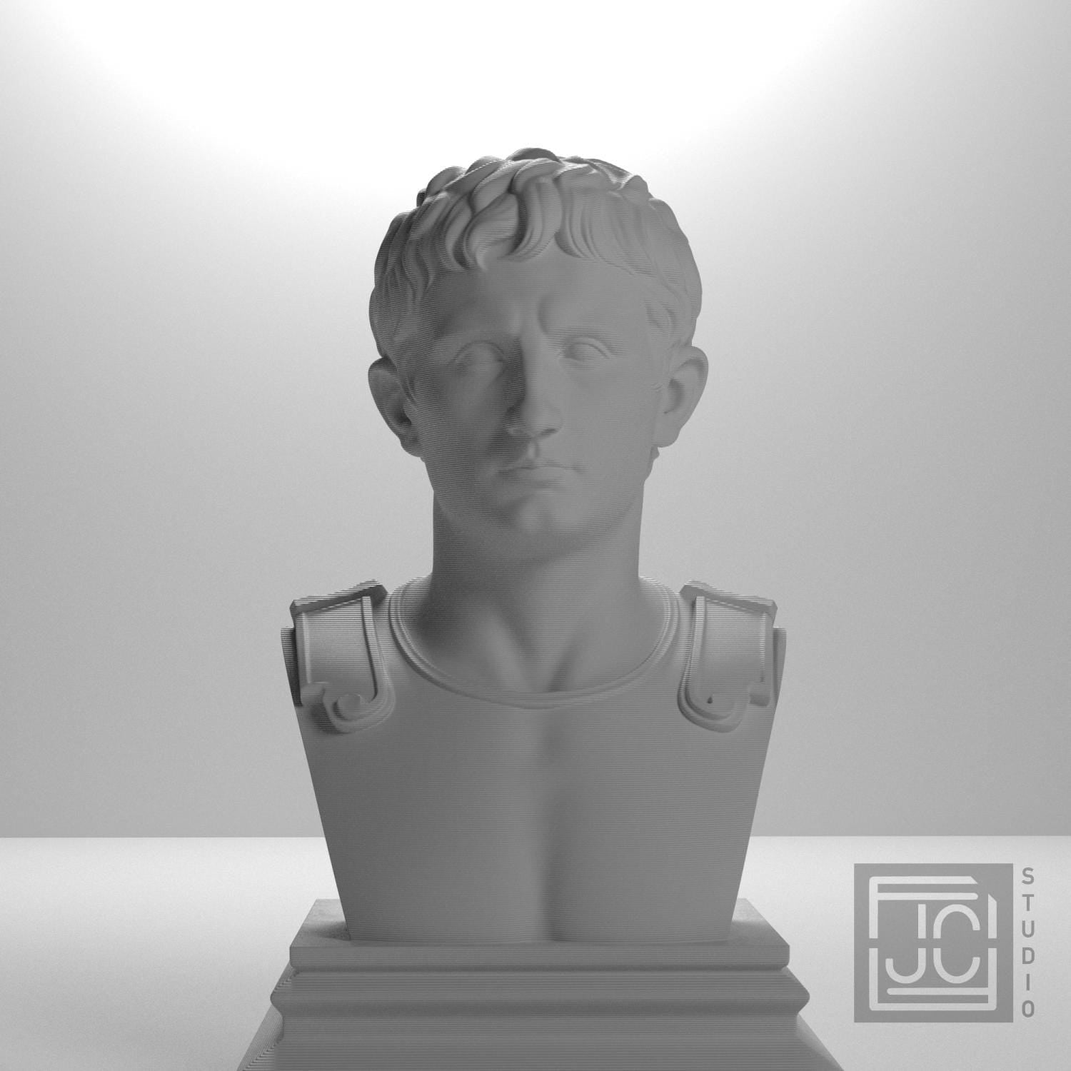 Augustus 3D Printed Collectible Bust