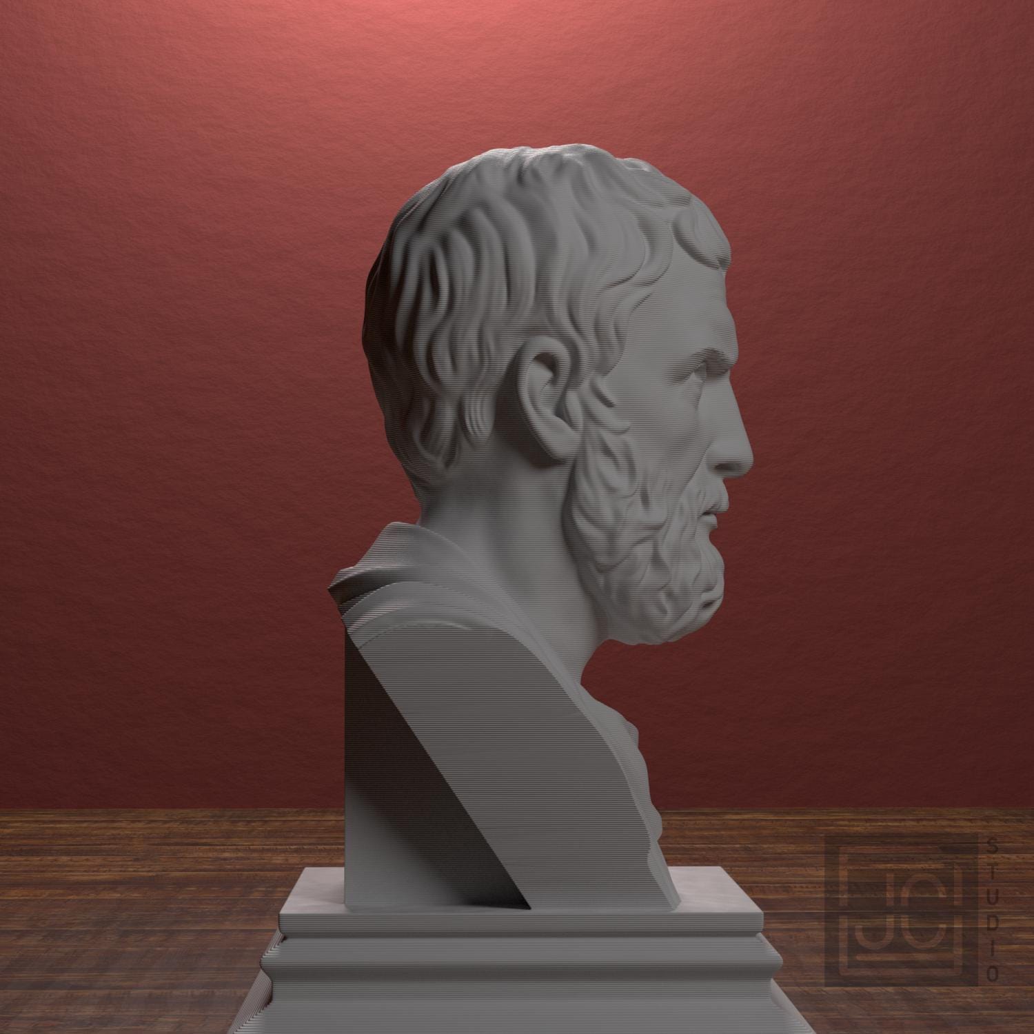 Epictetus 3D Printed Collectible Bust
