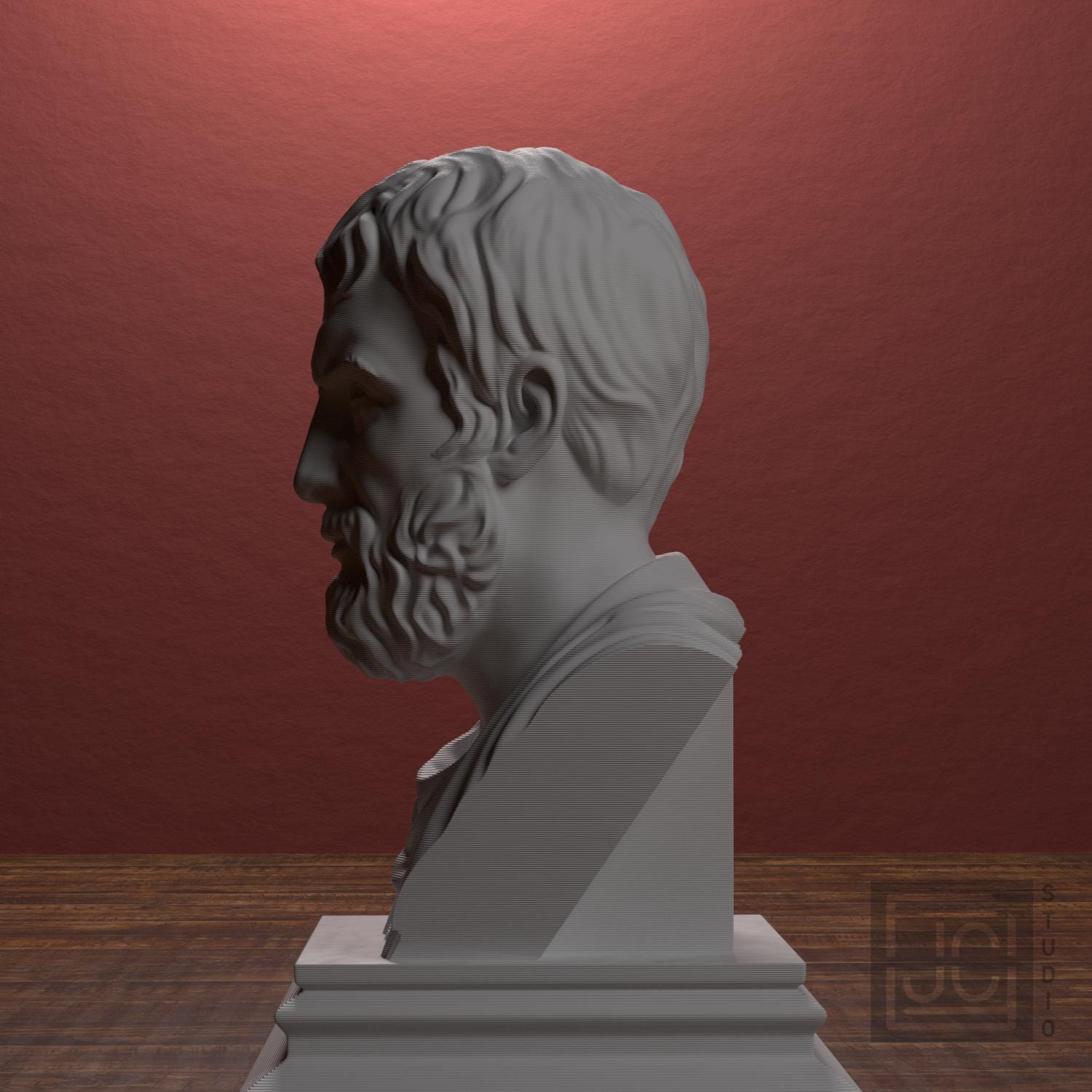 Epictetus 3D Printed Collectible Bust