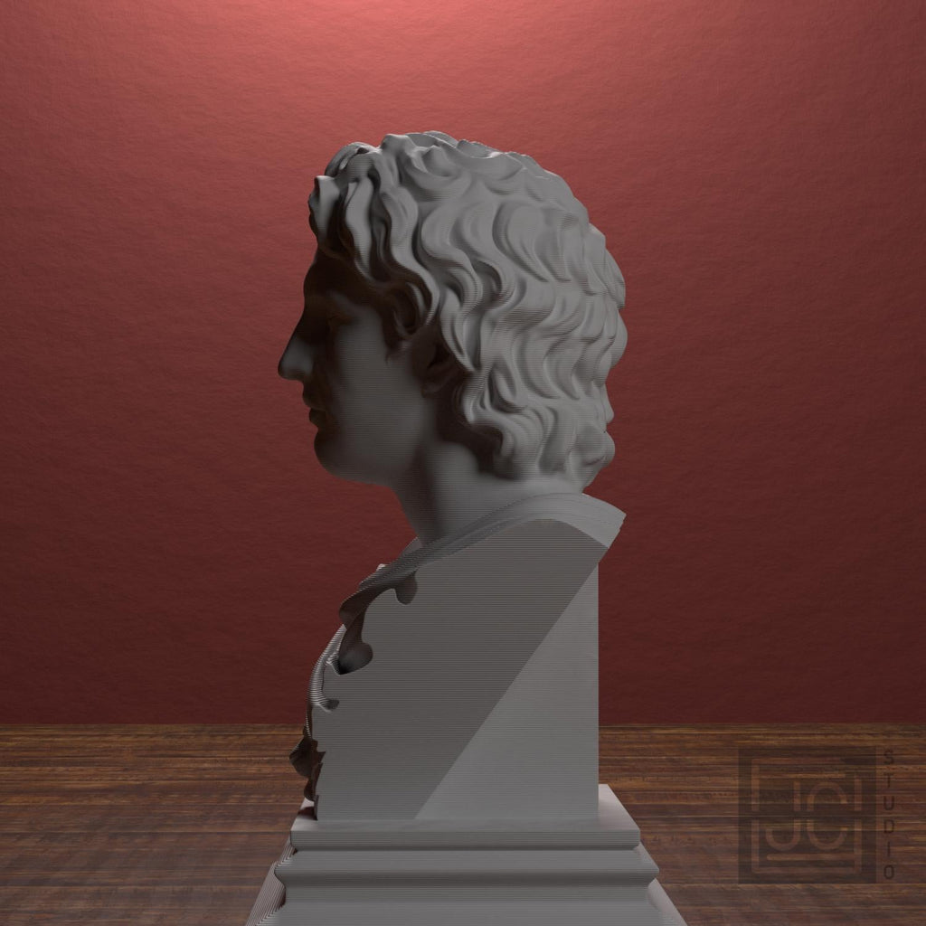 Alexander the Great 3D Printed Collectible Bust