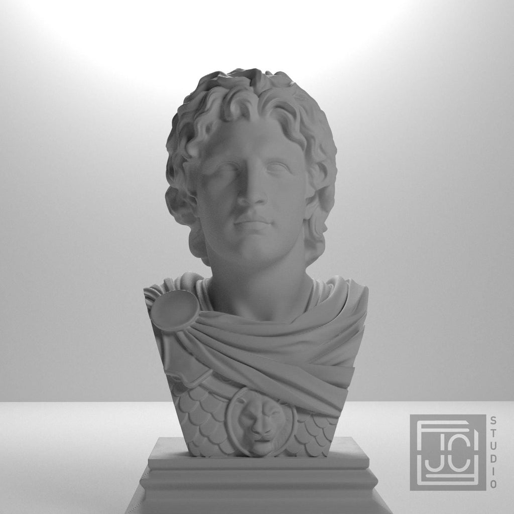 Alexander the Great 3D Printed Collectible Bust