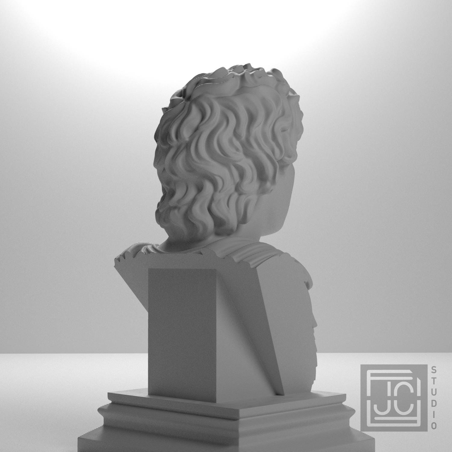 Alexander the Great 3D Printed Collectible Bust